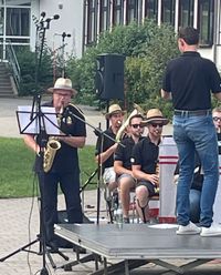 Karl am Saxophone